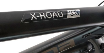Rower trekkingowy INDIANA X-Road 3.0 M21 28 cali męski Czarno-brązowy