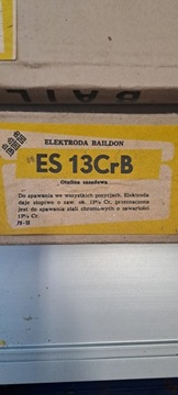 Elektroda do spawania stali chromowych ES 13CrB elektrody fi 4mm 1kg 22szt