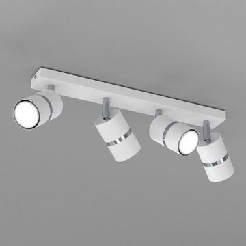 ПОТОЛОЧНЫЕ ПЛАНКИ ТОЧЕЧНЫЕ СВЕТИЛЬНИКИ-ГЛАЗКИ 4xGU10 ЦВЕТОВ