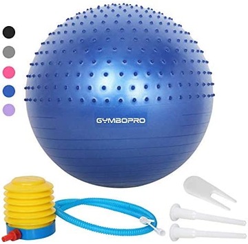 Piłka gimnastyczna GYMBOPRO do jogi z pompką