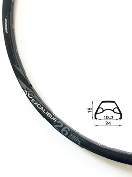 Obręcz Rodi Excalibur XC 26