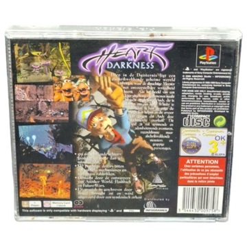 Игра HEART OF DARKNESS Sony PlayStation (PSX,PS1,PS2,PS3) #2