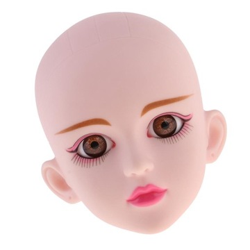 BJD Doll Practice Head BJD Rose Red Eye Shadow