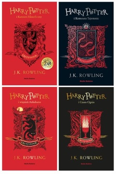 Pakiet Harry Potter Tomy 1-4 (Gryffindor) J.K. Rowling