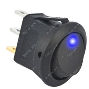 Switch ON OFF włącznik 20A 12V LED niebieski