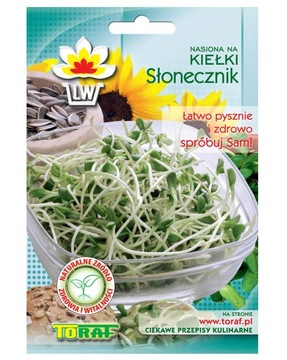 Nasiona kiełki SŁONECZNIK Toraf 20g