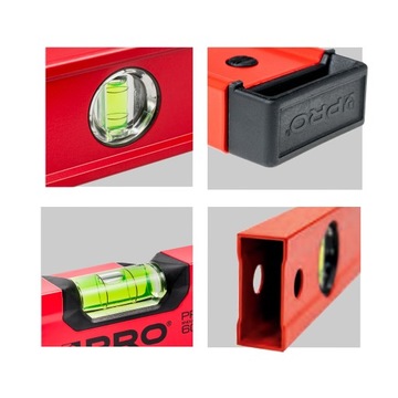 LIBELLA PRO600 УРОВЕНЬ ОКРАШЕННЫЙ КРАСНЫЙ 120 СМ