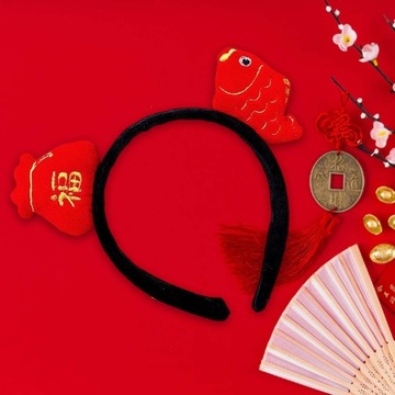 5шт. Китайская новогодняя повязка на голову