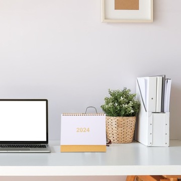 Украшение стола Большой календарь 2024 Рабочий стол