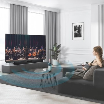 Универсальная звуковая панель для домашнего кинотеатра, система объемного звучания Саундбар для телевизора с