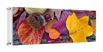 MAGNES MATA MAGNETYCZNA NA KALORYFER 160x60 LIŚCIE FOTOTAPETA