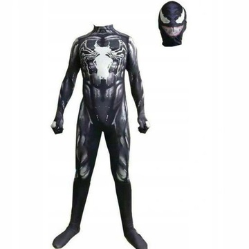 Strój Spider-Man Venom Kostium Cosplay Dzieci 140