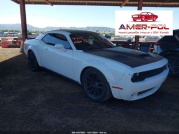 Dodge Challenger III 2018 Dodge Challenger SRT HELLCAT WIDEBODY, 2018r., 6.2L 6.2 Benzyna 707KM