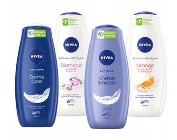 ZESTAW Nivea Żel pod prysznic damski 4x500ml