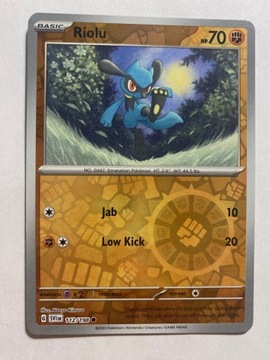 Scarlet & Violet reverse 112/198 Riolu