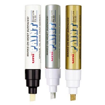 Marker UNI PX-30 olejowy - srebrny