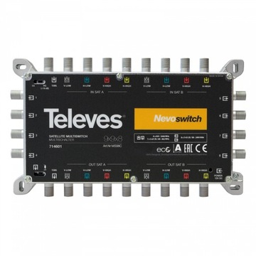 Multiswitch TELEVES 9/8 Nevoswitch Quattro 714601