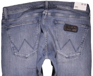 WRANGLER spodnie REGULAR skinny BLUE jeans BRYSON _ W31 L32