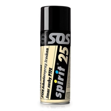 Smar suchy na bazie PTFE spray 400 ml SPIRIT 25