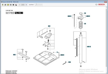 Зажимной рычаг настольной дрели Bosch PBD 40