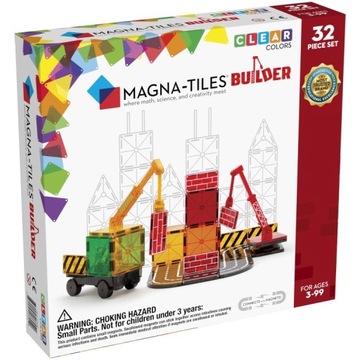 MAGNA-TILES Klocki Magnetyczne Konstrukcyjne Builder 32 el.