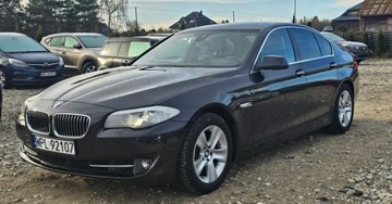BMW Seria 5 F10-F11 2013 BMW Seria 5 Hade-up Limuzyna 2.0 d. 163 skora, nawigacja professionnel, zdjęcie 2
