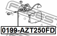 FEBEST 0199-AZT250FD Механизм лючка бензобака