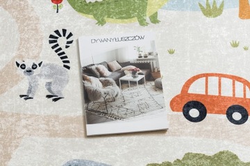 МОЮЩИЙСЯ КОВРИК ДЕТСКИЙ 140х190 см ZOO #I015