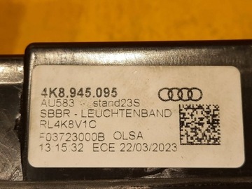 AUDI A7 4K8 SVĚTLO ZADNÍ CLONA (KRYT) LED 4K8945095 *