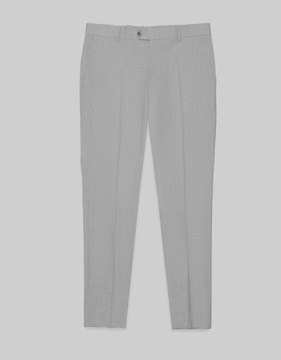 Spodnie do zestawu cinaglio szary classic fit 176 102