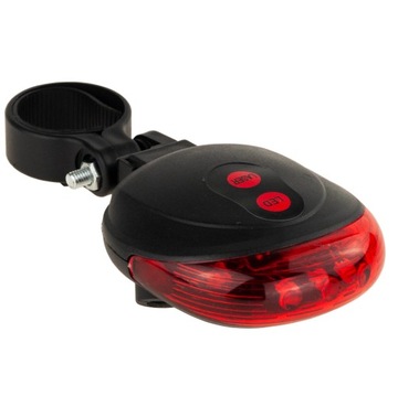 ЛАЗЕР ЗАДНЕГО ФОНА ВЕЛОСИПЕДА 5 СВЕТОДИОДНЫХ ЛАЗЕР ДЛЯ ЗАДНЕГО ФОНАРА ДОРОЖНОГО ОСВЕЩЕНИЯ