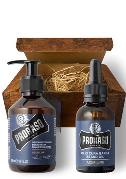 PRORASO Zestaw kosmetyków do brody Azur Lime