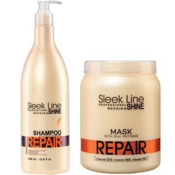 ZESTAW STAPIZ Repair szampon + maska do włosów 1L