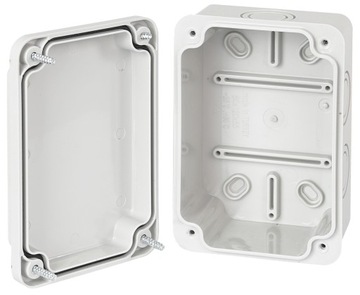 ГЕРМЕТИЧНАЯ ПОВЕРХНОСТНАЯ КОРОБКА ABS IP65 120X80X55 КОРОБКА