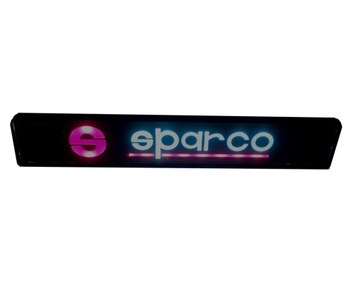 LED GRILL LOGO DEKORACJA TUNING SPARCO