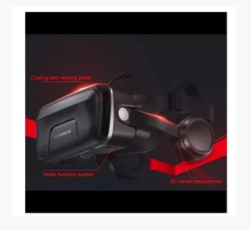 ALTMIR Okulary wirtualnej rzeczywistości VR SHINECON 10.0 +pilot dla graczy