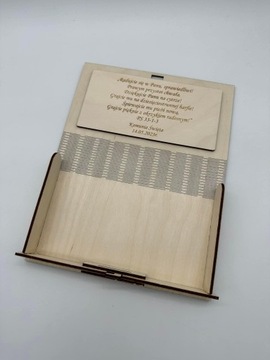 Деревянная копилка для причастия 18х12