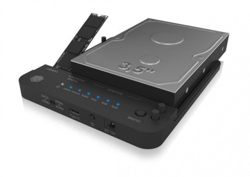 IB-2913MCL-C31 клонирующая и док-станция для SSD и HDD M.2 NVMe