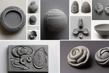 5x САМОЗАВЕРНУЮЩАЯСЯ ГЛИНА ДЛЯ МОДЕЛИРОВАНИЯ 500 ГРАММ