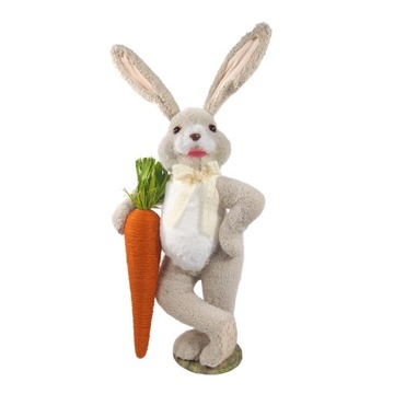 Duży stojący zając XL zajączek wielkanocny królik króliczek figurka 65 cm