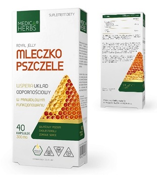Mleczko Pszczele 40kaps, Medica Herbs