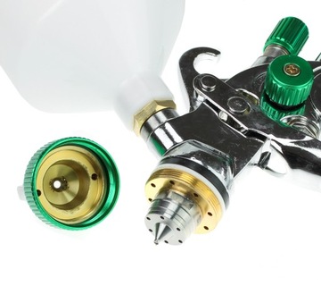 КРАСКОРАСПЫЛИТЕЛЬ ДЛЯ ПОКРАСКИ HVLP 4XNOZZLE 1,4 1,7 2,0 2,5 + ДЕВАТЕР
