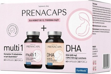FORMEDS PRENACAPS MULTI 1 + DHA 30 porcji CIĄŻA
