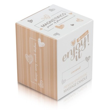 Magnetifico Наслаждайтесь! Массажная свеча Массажная свеча Кокос 70мл SHS