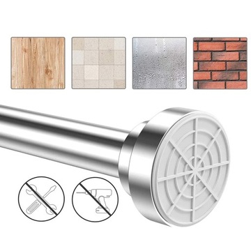 Drążek prysznicowy rozporowy Bedee 50-260 x 1 mm