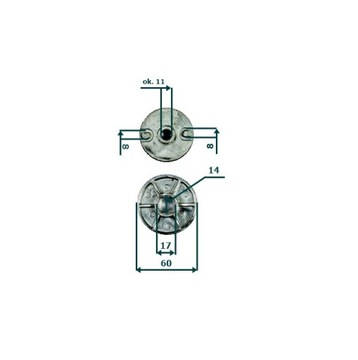ADAPTER NOŻA MEX42-E18, MEX38-E16 ///E6