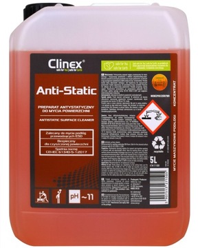 CLINEX Anti-Static 5L Antystatyczny Płyn do Podłóg