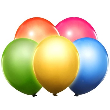 BALONY ŚWIECĄCE LED PODŚWIETLANE 5SZT MIX KOLORÓW