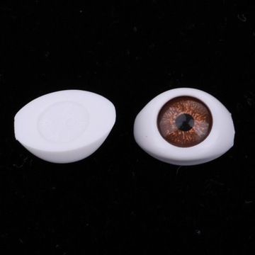 6x 1/4 безопасных глазков BJD 14 мм для – коричневые