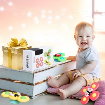 3 шт. Спиннер на присоске, игрушки-спиннеры